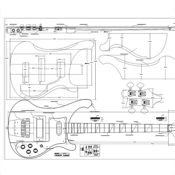 GUITAR AND BASS PLANS RICKENBACKER 4001